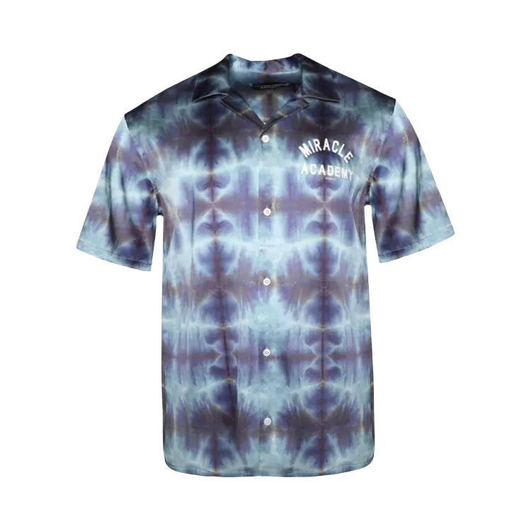 

Рубашка Nahmias Short-Sleeve Silk 'Tie Dye', разноцветный