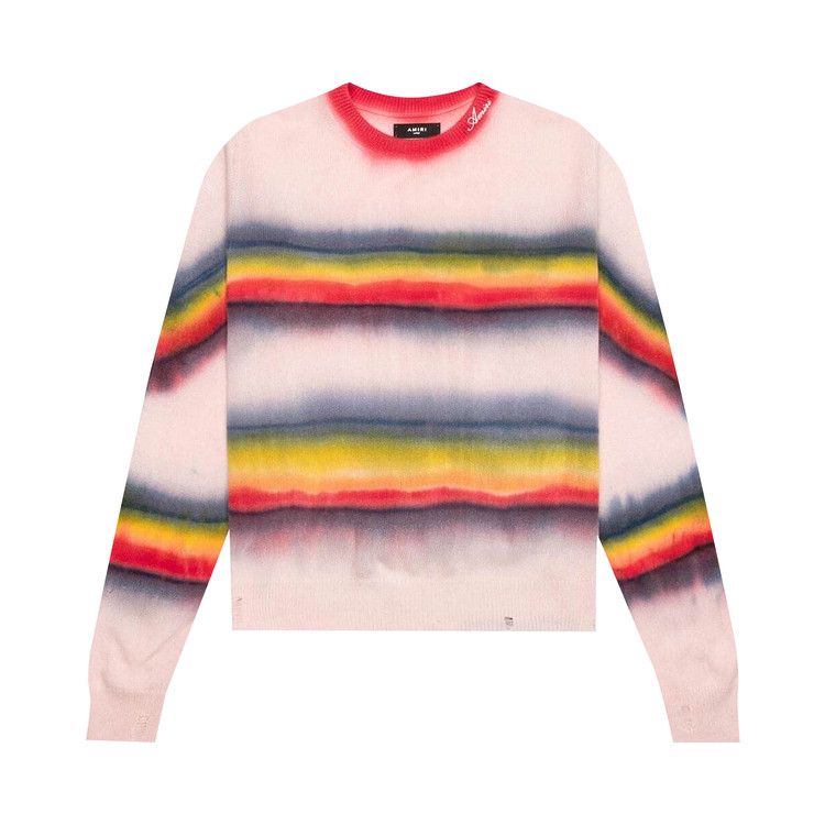 

Свитер Amiri Rainbow Tie Dye Crew, Multicolor