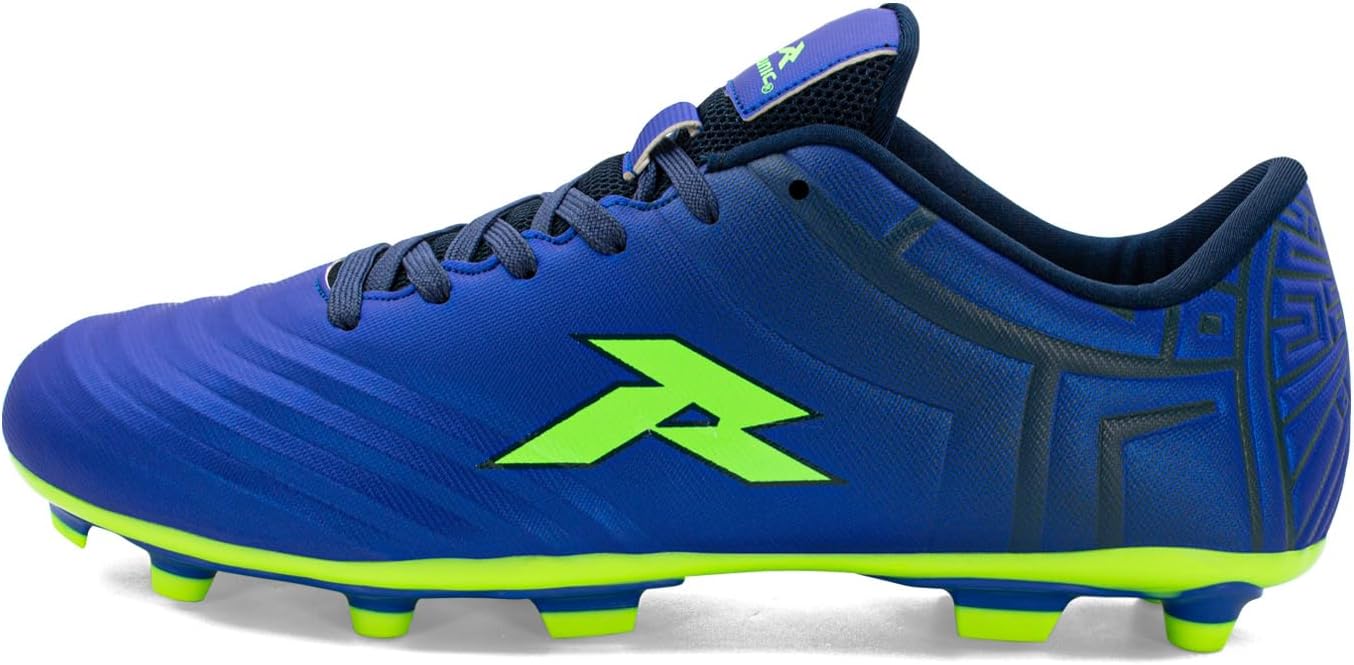 

Футбольные бутсы для мужчин и мальчиков - бутсы для твердого грунта с многообразными шипами - текстурированный передний отдел стопы - мягкая подкладка - гибкий верх - усиленные швы - черно-золотые - размер 6 Runic