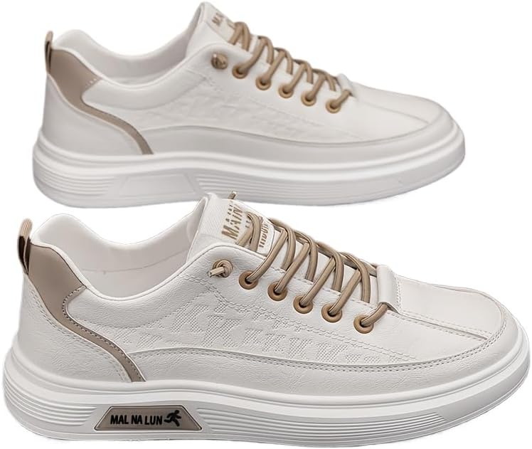 

Мужские кеды на шнуровке для скейтборда, с удобством для повседневной носки и круглогодичного использования, мужские кроссовки для скейтбординга Hhhchpm, бежевый/хаки