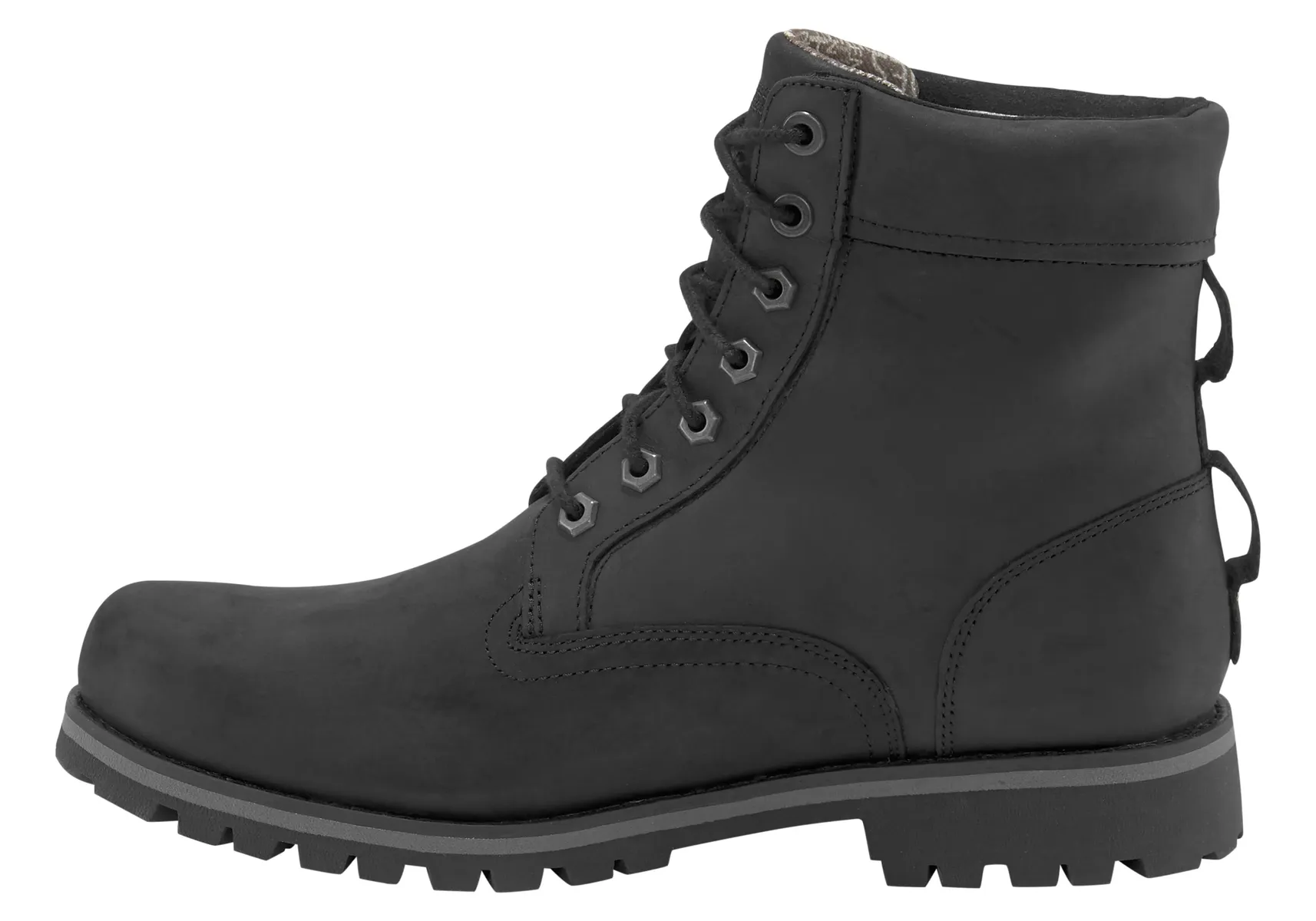 Мужские ботинки Timberland на шнуровке водонепроницаемые, черный — фото 2