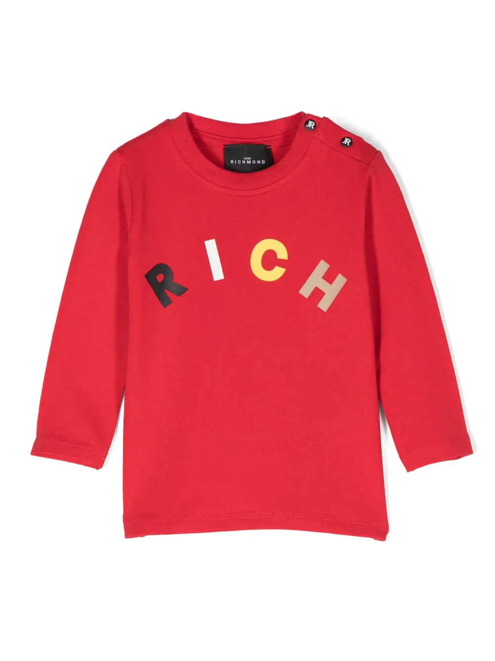 

Футболка с логотипом John Richmond Junior, красный