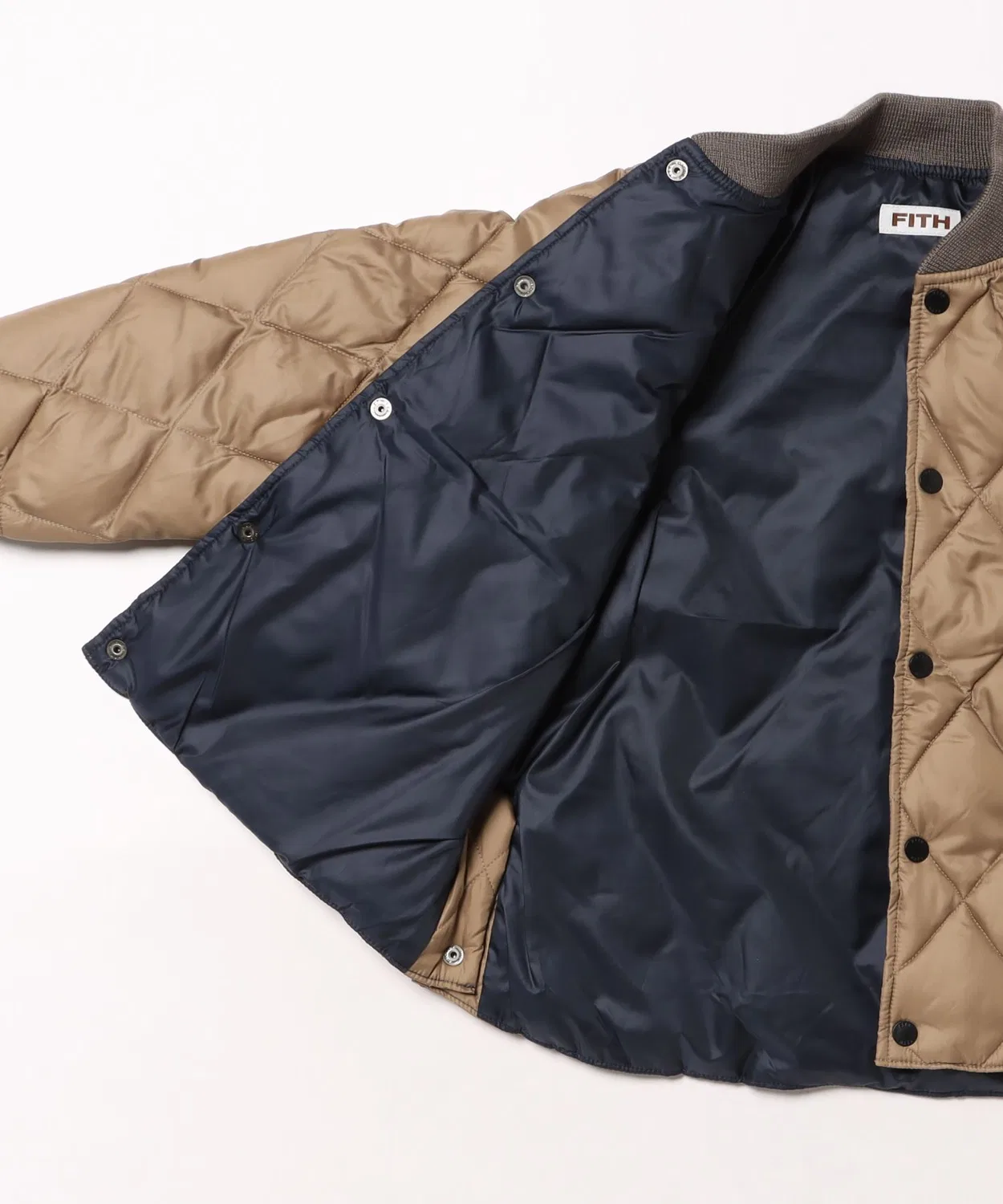 Куртка FLARE Ball Blouson из полиэстера бежевая — фото 4