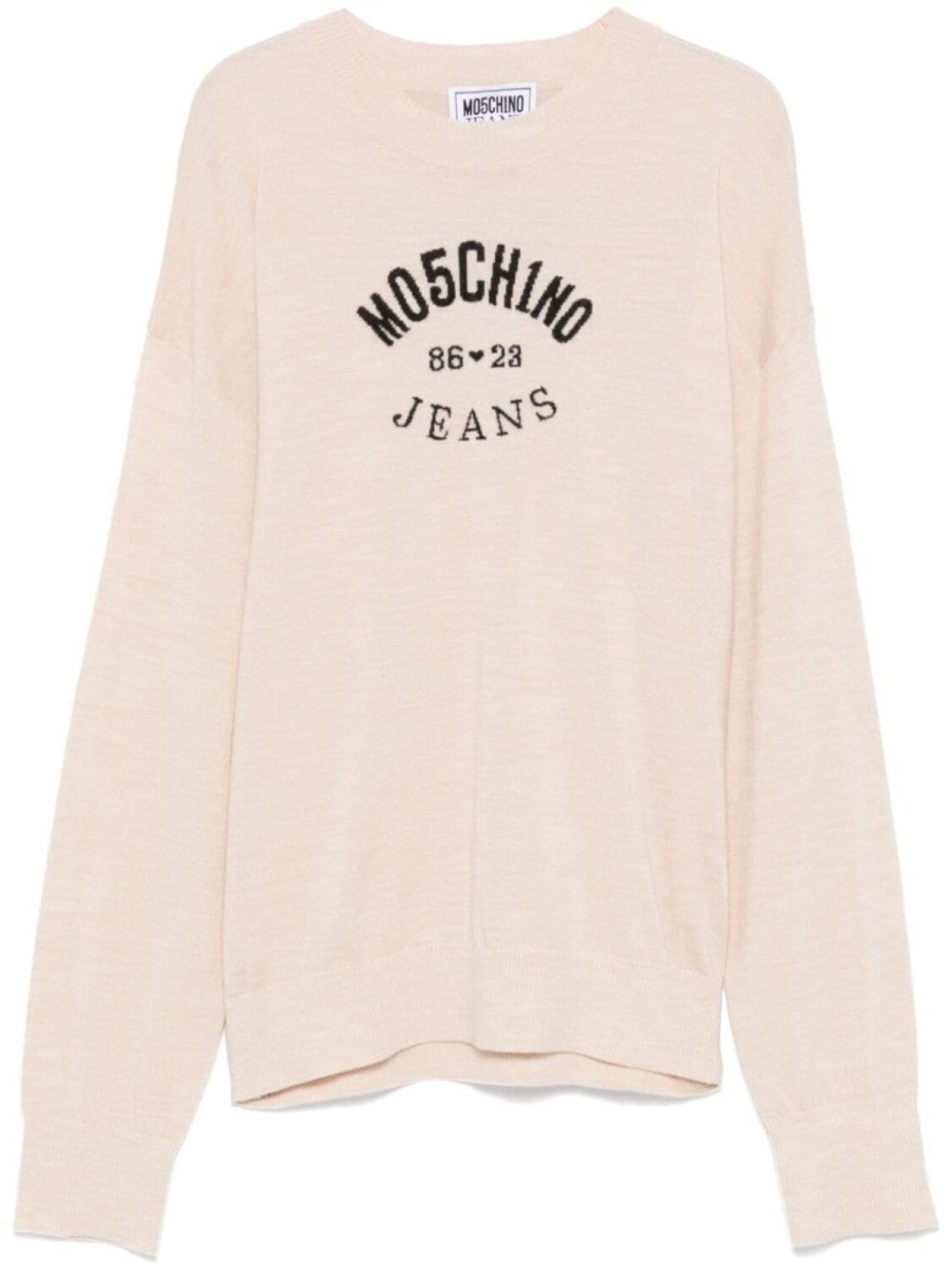 

MOSCHINO JEANS свитер с логотипом, серый
