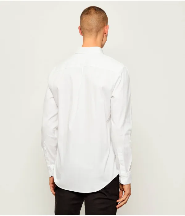 Рубашка Добби Slim fit Tommy Hilfiger, белый — фото 4