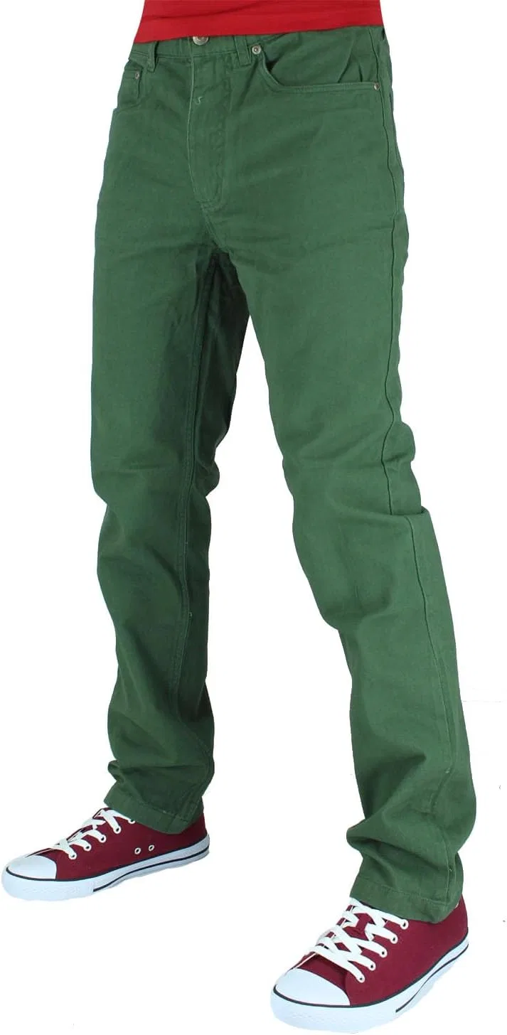 Джинсы Slim Fit Зеленый — фото 2
