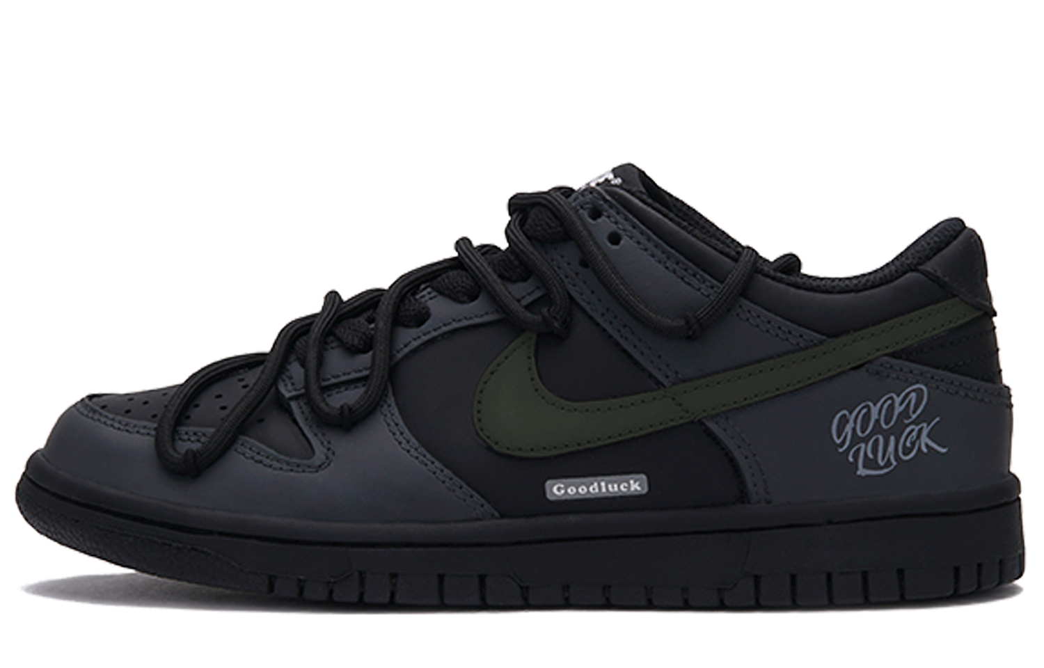 

Dunk Warrior 5.0 низкие скейтборд обувь unisex зеленый Nike, черный/серый