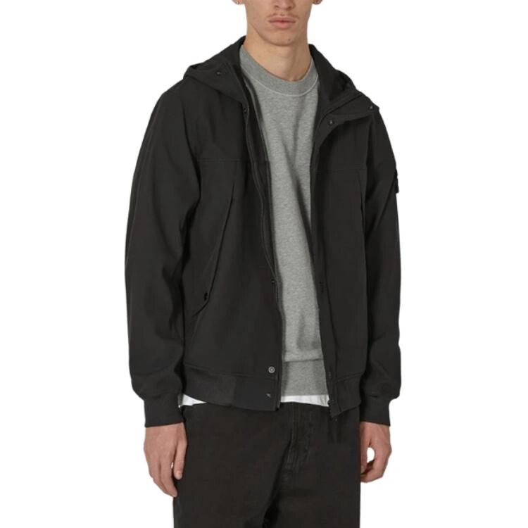 Куртка Stone Island Light Soft Shell-R, черный
