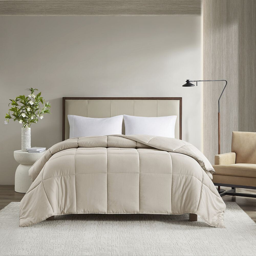 

Madison Park Winfield 300 плотностью нити, хлопковое перкаль, роскошное альтернативное пуховое одеяло, цвет Tan