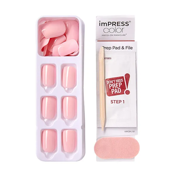 Искусственные ногти Impress Color Kiss, цвет pick me pink — фото 4