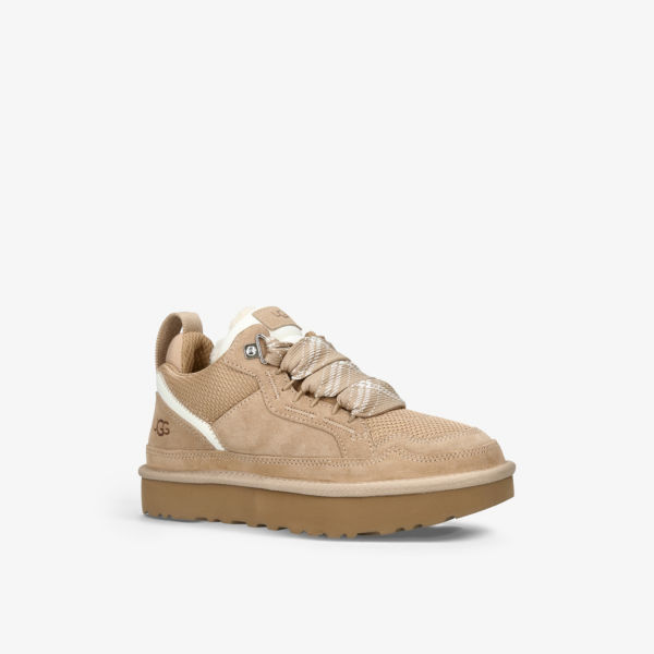 Кроссовки Ugg Lowmel из замши и сетки, бежевый — фото 3
