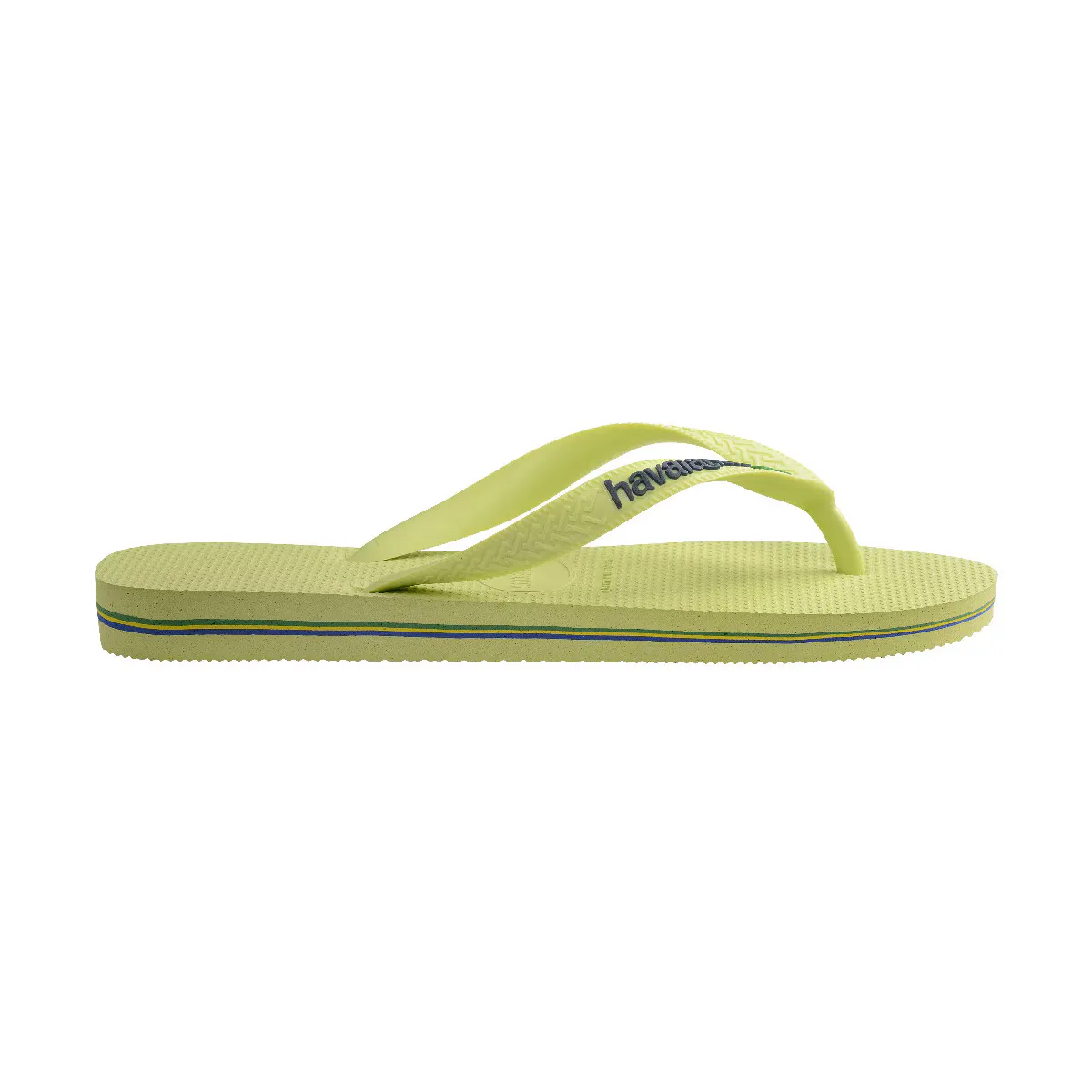 Шлепанцы Hav унисекс. Логотип Brazil Matcha Green 456 Havaianas, цвет Verde manzana — фото 3