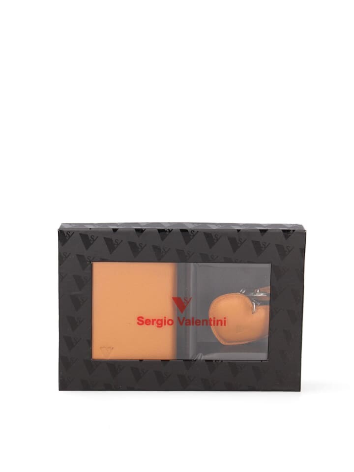 

Кошелек Sergio Valentini Set aus Geldbörse und Schlüsselanhänger, цвет MUSTARD