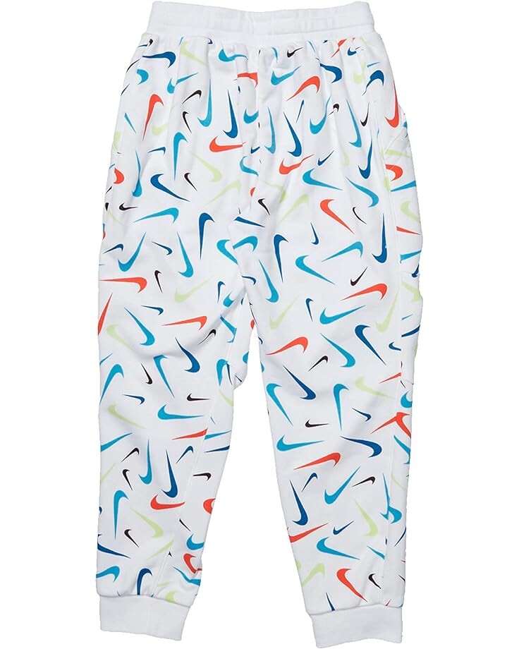 

Брюки Nike NSW Club Fleece Print Joggers, цвет White/Chlorine Blue