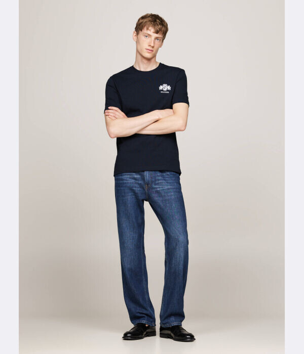 Футболка Tommy Hilfiger Embro Regular Fit, синий — фото 2