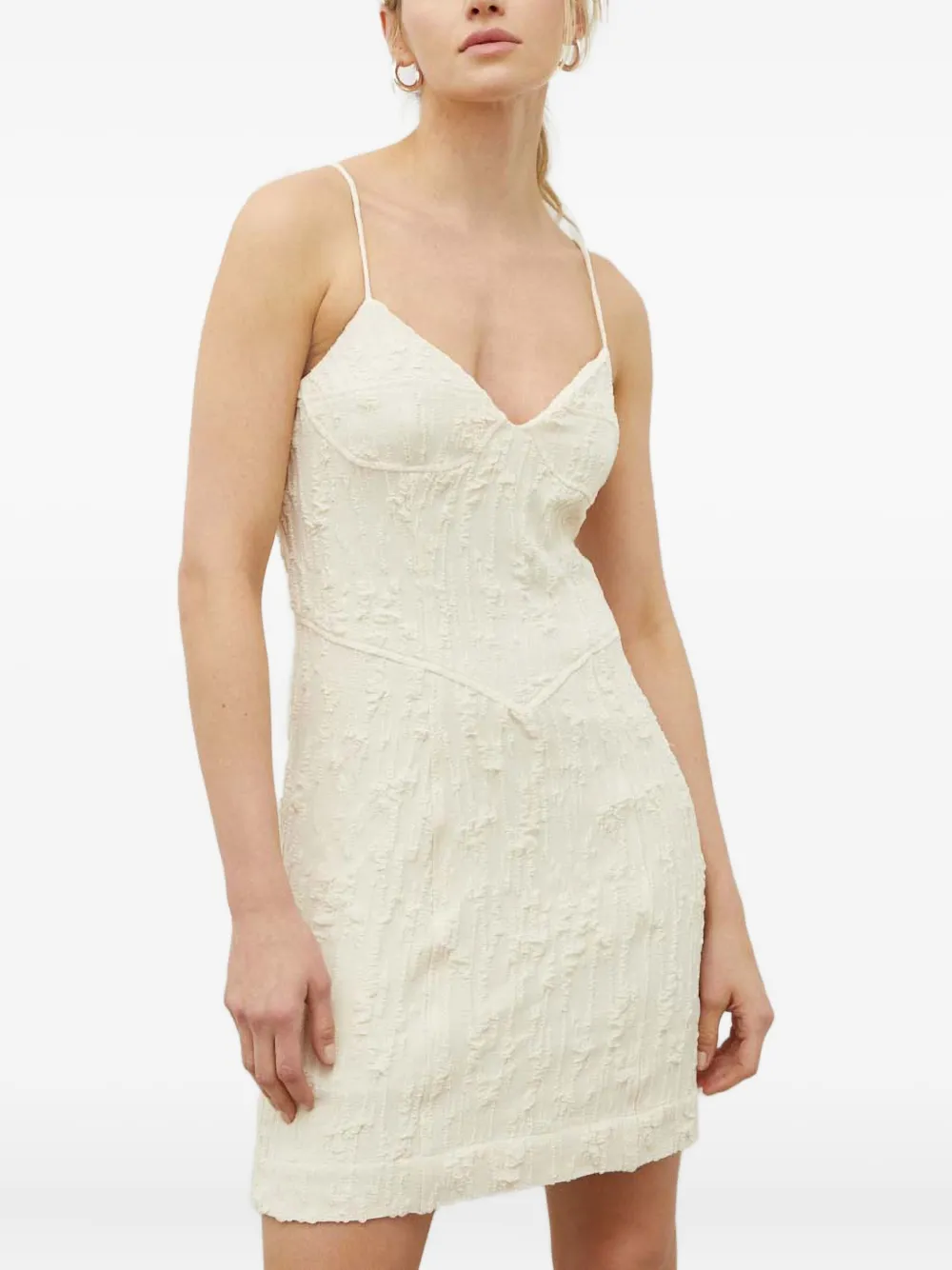 

Платье с фактурными бретелями Day Birger Et Mikkelsen, нейтральный