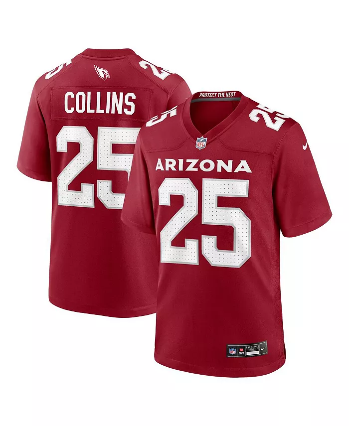 

Мужская домашняя игровая футболка Zaven Collins Arizona Cardinals в цвете Cardinal Nike