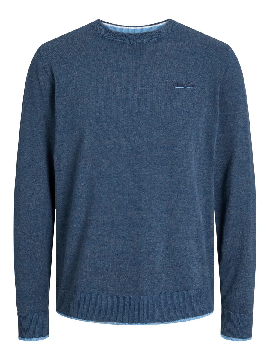 

Свитер с круглым вырезом Jack & Jones "JJBRANDY KNIT CREW NECK", синий