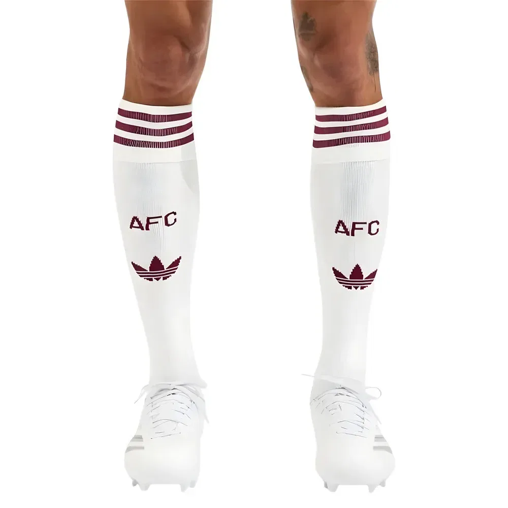 Футбольные носки Arsenal 2025-2026 Third Socks Arsenal Fc, белый