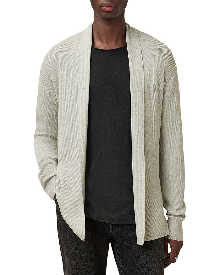 

Кардиган из мериносовой шерсти Regular Fit Mode ALLSAINTS, зеленый