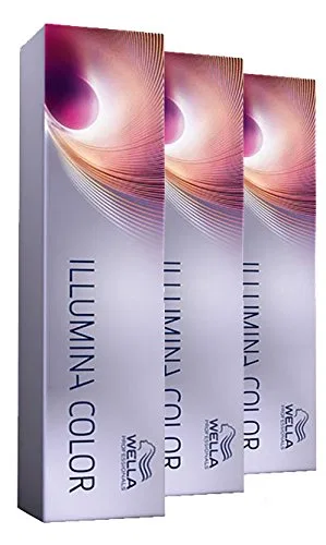 Стойкая краска для волос «Illumina Colour 6/19» 3 x 60 мл от Wella Wella
