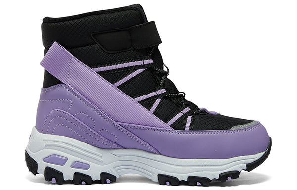 Кроссовки winter comfy boots 'black purple' Skechers, черный — фото 2