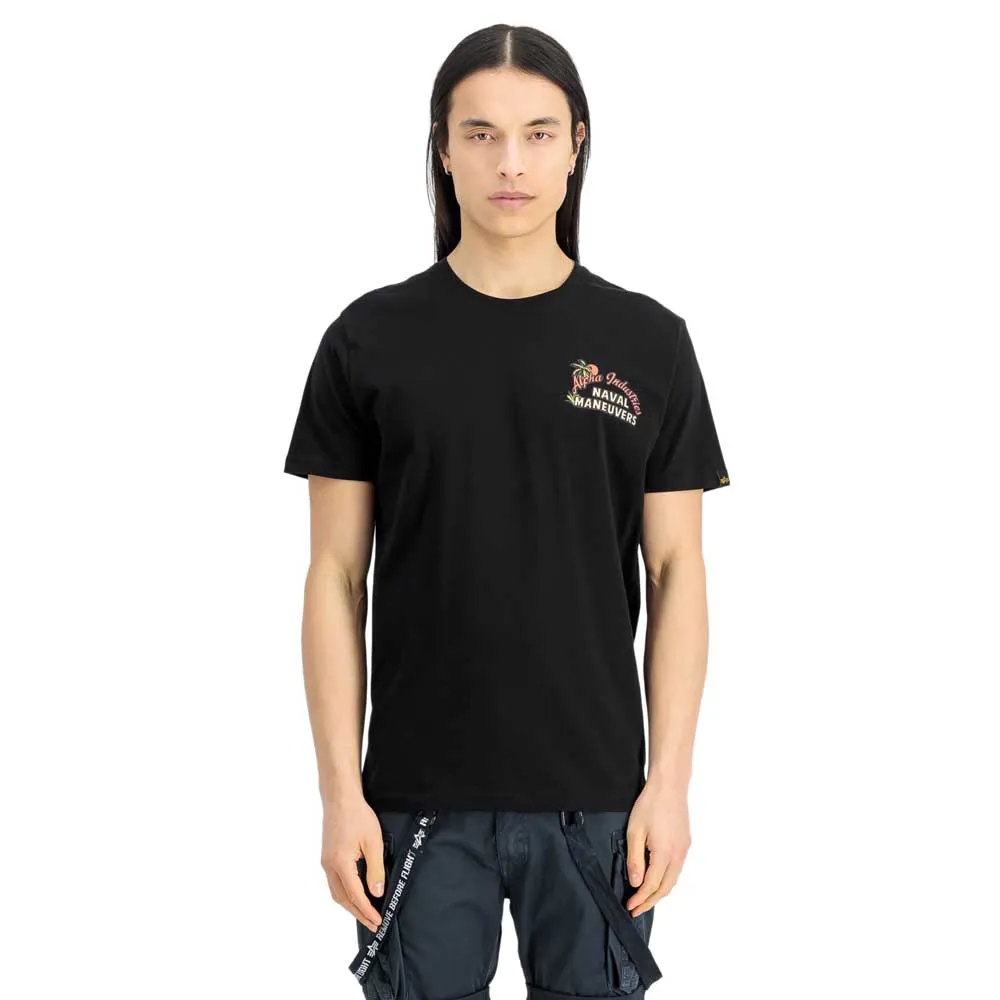 

Футболка с коротким рукавом Alpha Industries Naval BP, черный
