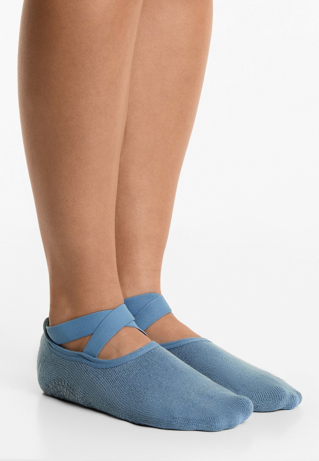 

Носки 2 PAIRS YOGA AND PILATES WITH CROSSOVER STRAPS OYSHO, синий