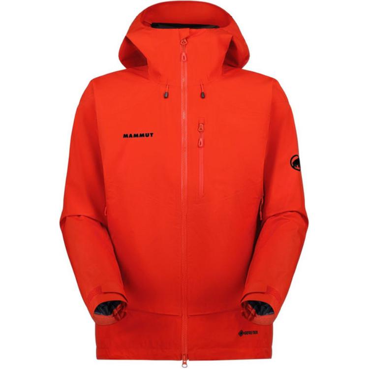 

MAMMUT Аяко Водостойкая ветрозащитная дышащая непромокаемая ветровка мужская, Baboon Red
