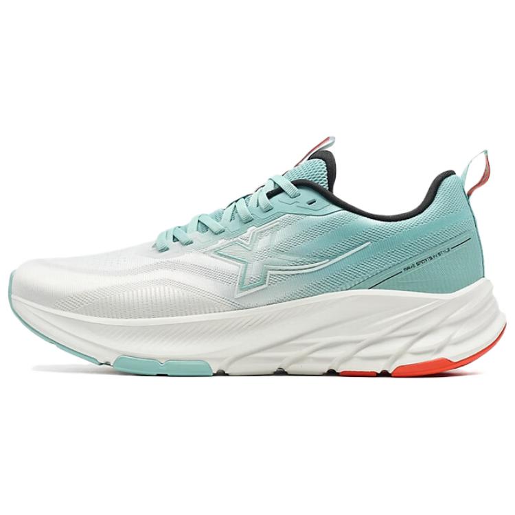 

XTEP Дышащие легкие кроссовки Rebound Low Top для бега по городу и работе, мужские, цвет голубовато-белый