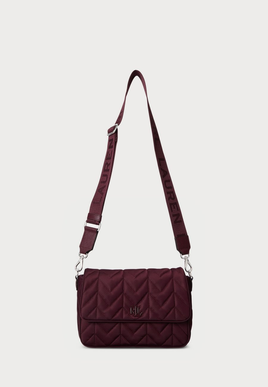 

Сумка кросс-боди Lauren Ralph Lauren QUILTED MEDIUM STEVIE MESSENGER BAG, Dark Garnet/Dark Garnet/Bordeaux