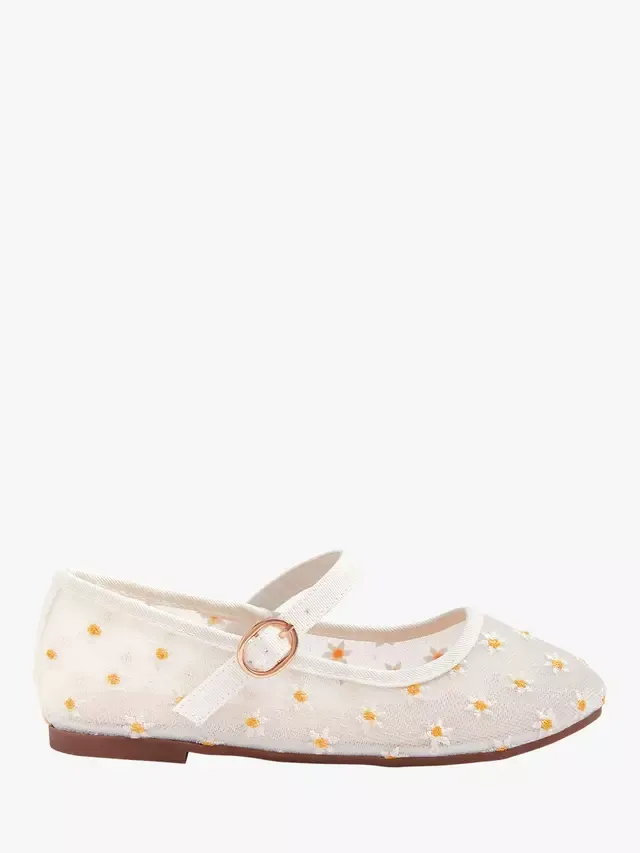 Детские балетки Daisy Mesh, белые Angels by Accessorize