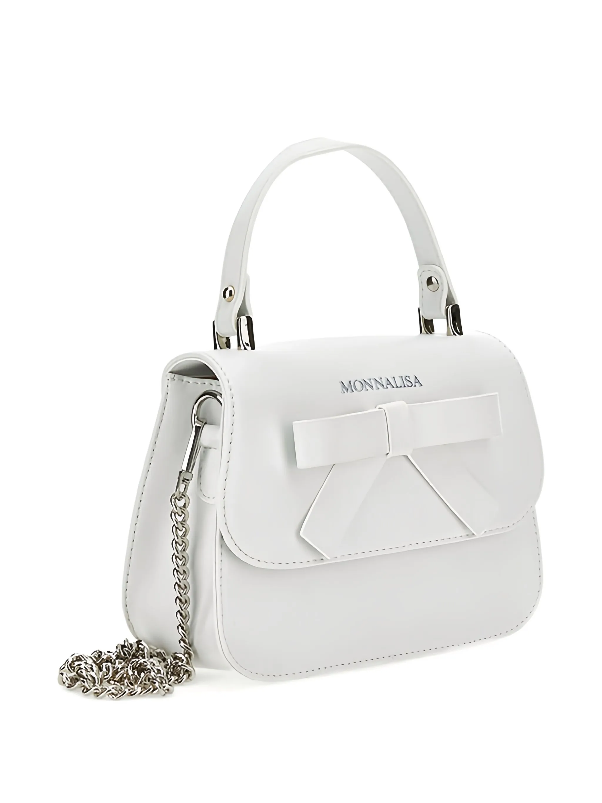 

Сумка-тоут с бантом Monnalisa, белый