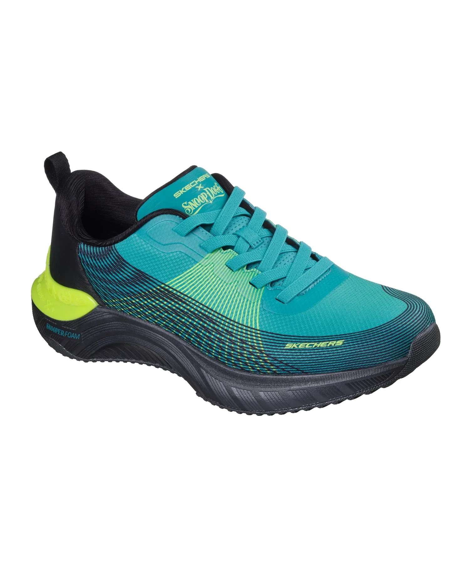 Мужские кроссовки SKECHERS Snoop Ace Cyber Walker зелёные