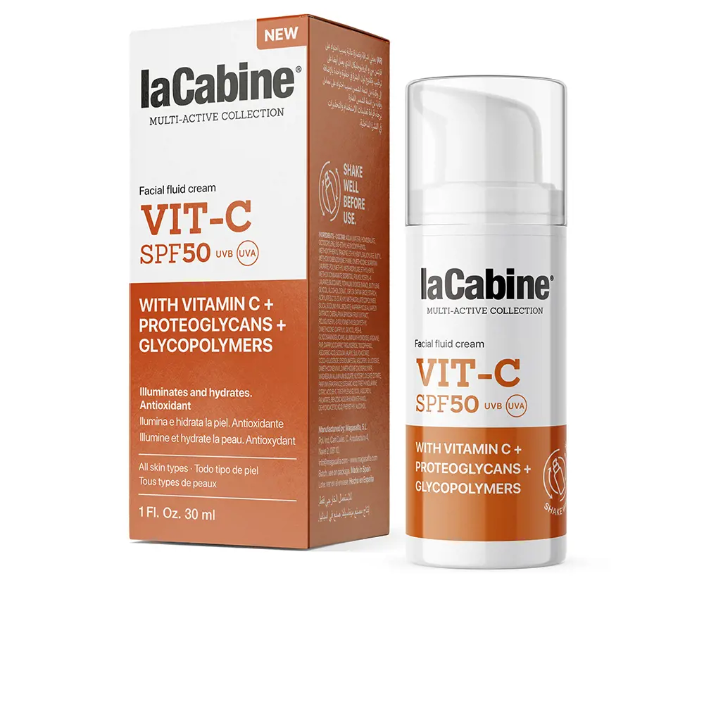 

Солнцезащитный крем Vit-C Facial Fluid Cream Spf50 La Cabine, 30 мл