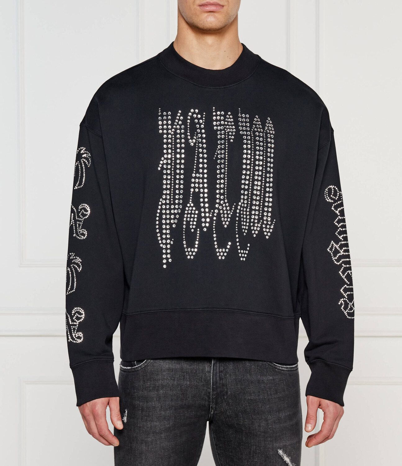 

Толстовка Palm Angels Oversize fit, черный