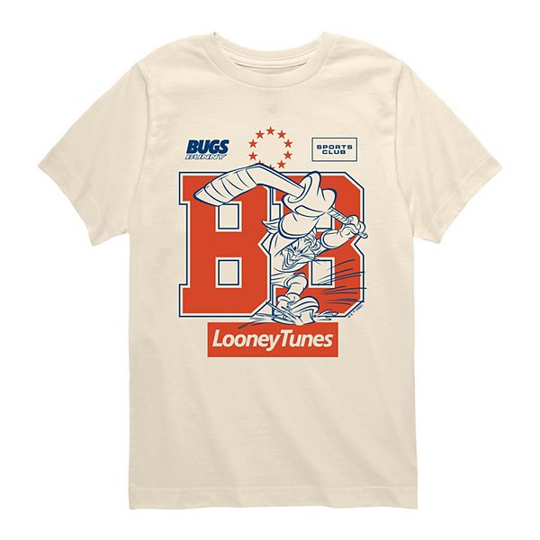 

Футболка с принтом Looney Tunes Bugs Bunny для мальчиков 8-20 Licensed Character, Cream