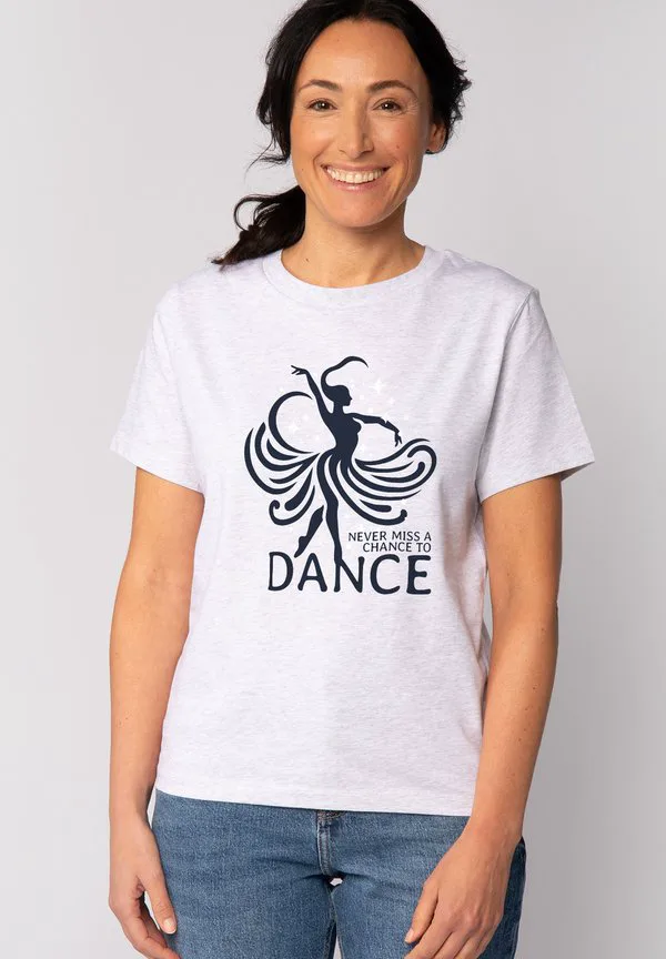 

Футболка с принтом «шанс потанцевать» Watapparel, Cool Heather Grey, Серый, Футболка с принтом «шанс потанцевать» Watapparel, Cool Heather Grey