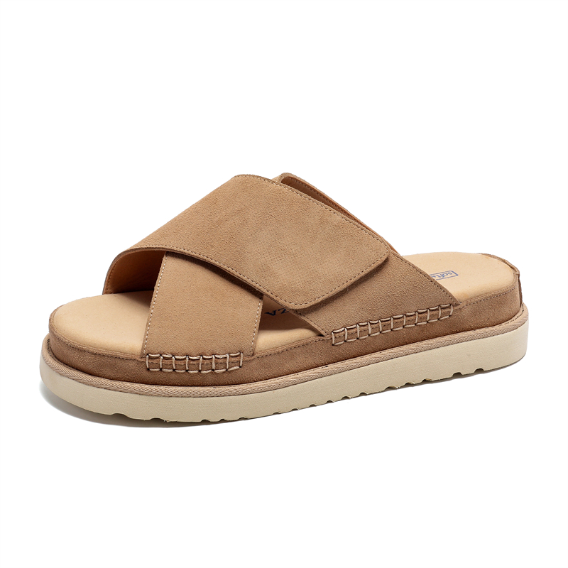 

PLO CART EVA устойчивые к истиранию слайдеры унисекс цвета хаки, цвет Khaki