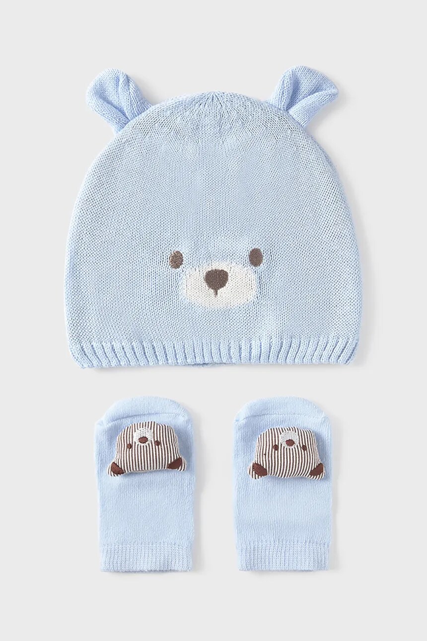 

Шапочка и носки для новорожденного Mayoral Newborn, синий