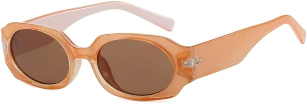 

Модные нестандартные панк-солнцезащитные очки для женщин, стильные летние очки для путешествий, мужские очки для вождения, защита от УФ-излучения UV400 VVTWSSW, Champagne Brown