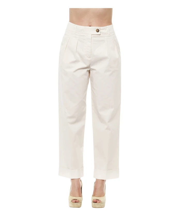 

Широкие брюки-палаццо Peserico, бежевый