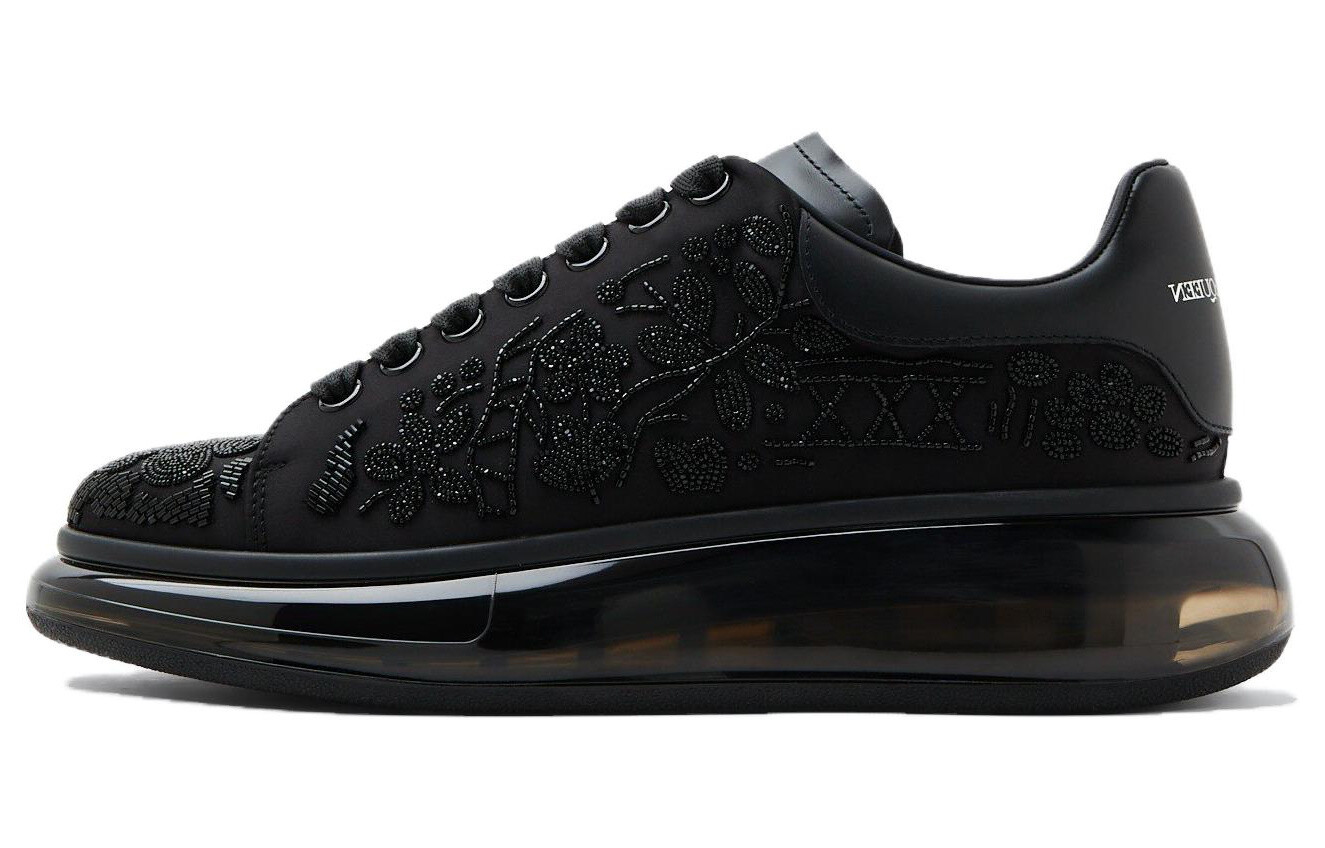 Кроссовки Alexander McQueen All Over Botanical Beads, черный