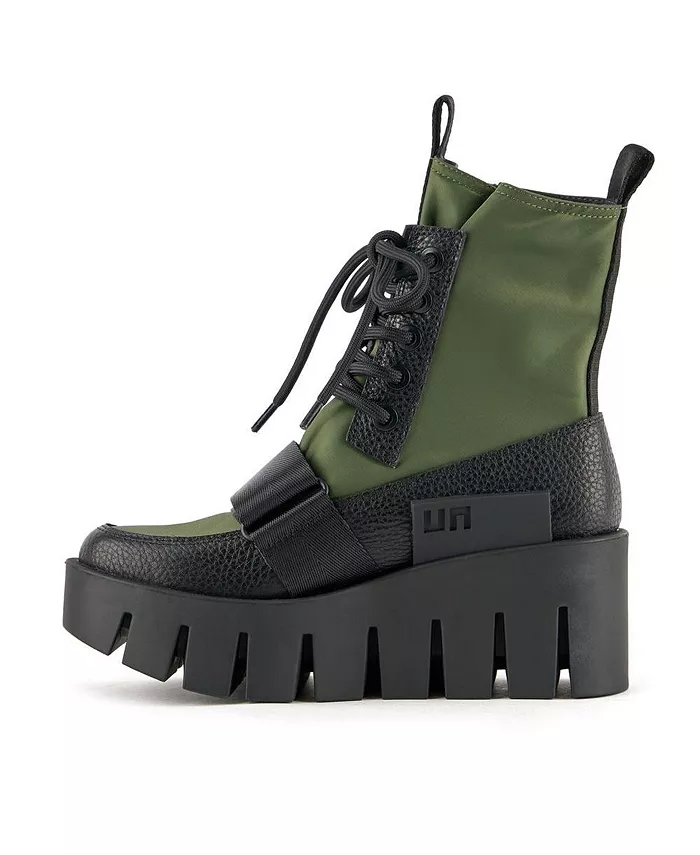 Женские ботинки Grip Combat Lo United Nude, зеленый — фото 3
