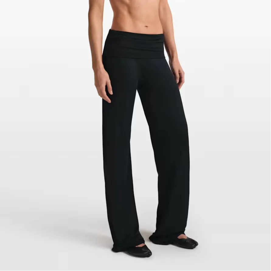 Широкие брюки SKIMS Stretch Knit Nike, NSKM Obsidian — фото 3