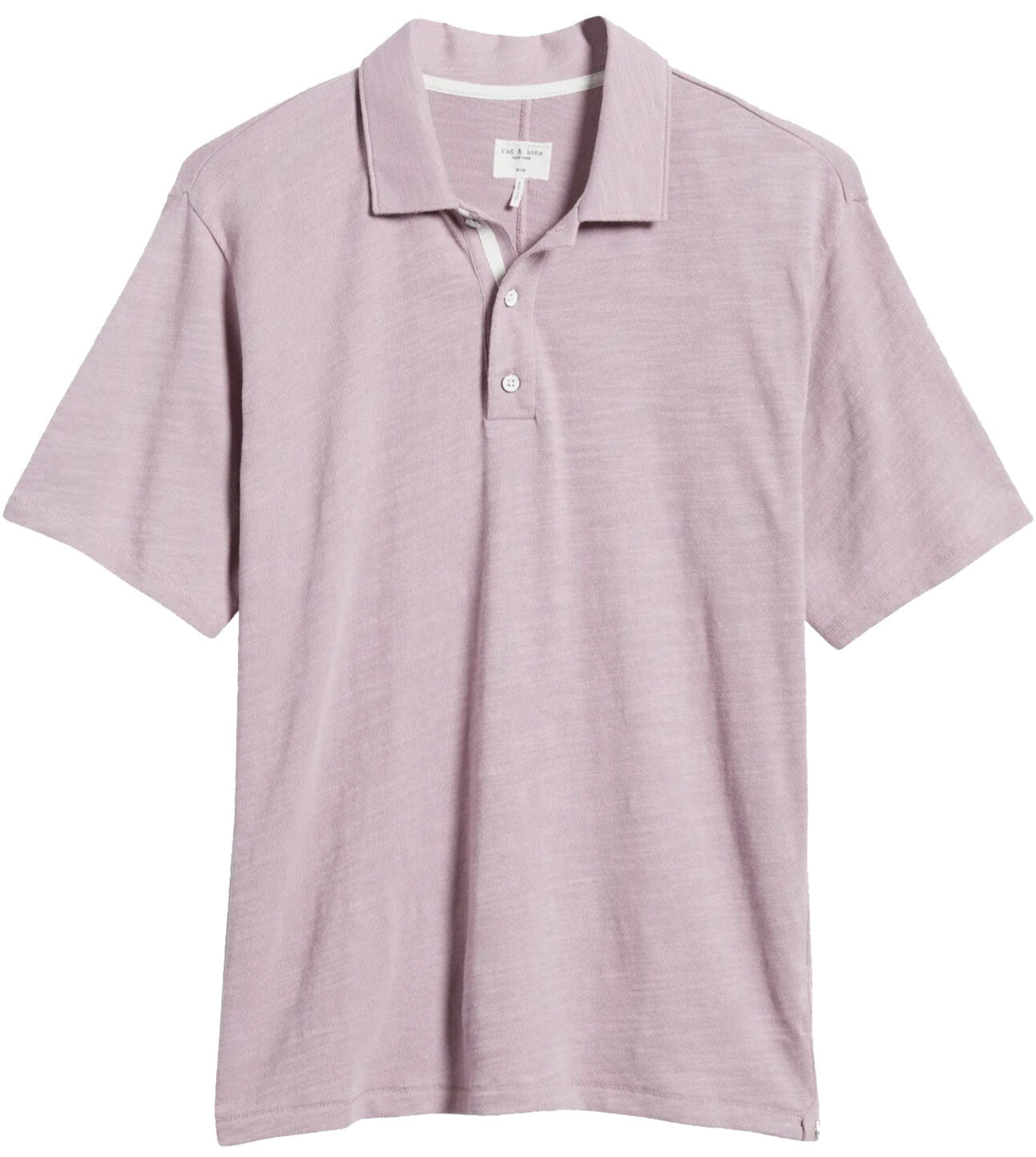 

Классическая футболка-поло Rag & Bone Flame Berry Pink, розовый