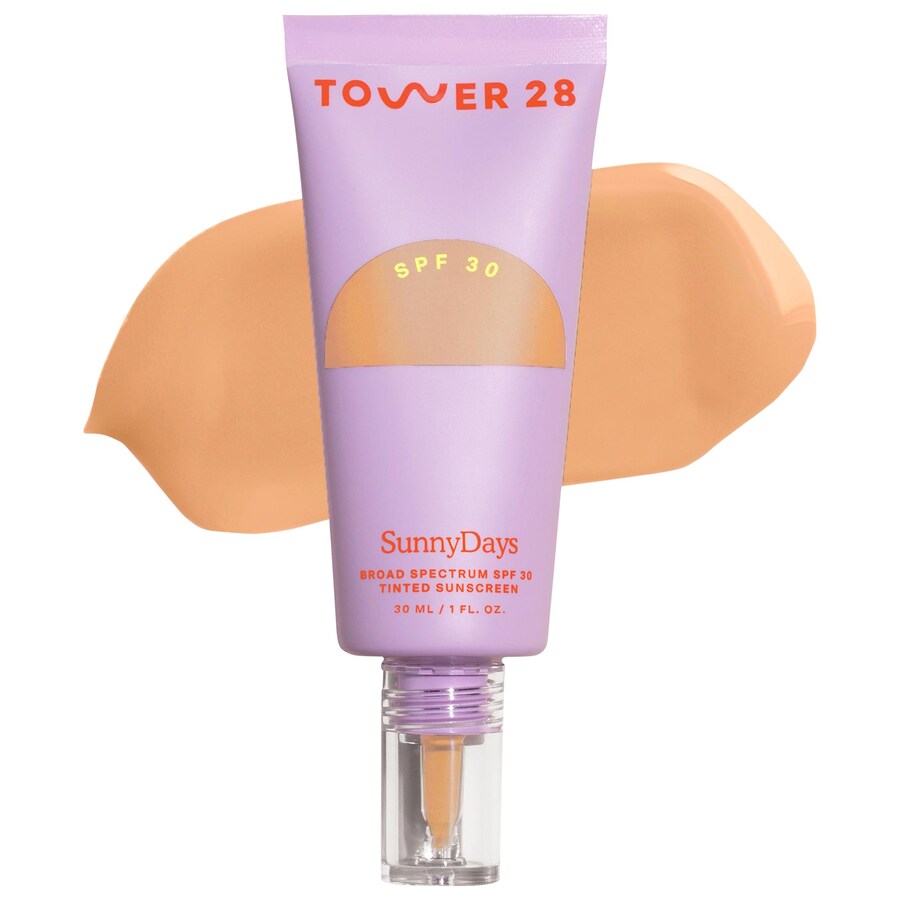 

Тонирующий солнцезащитный крем SunnyDays SPF 30 Tower 28 Beauty, 1 oz /30 ml, 38 Pomona