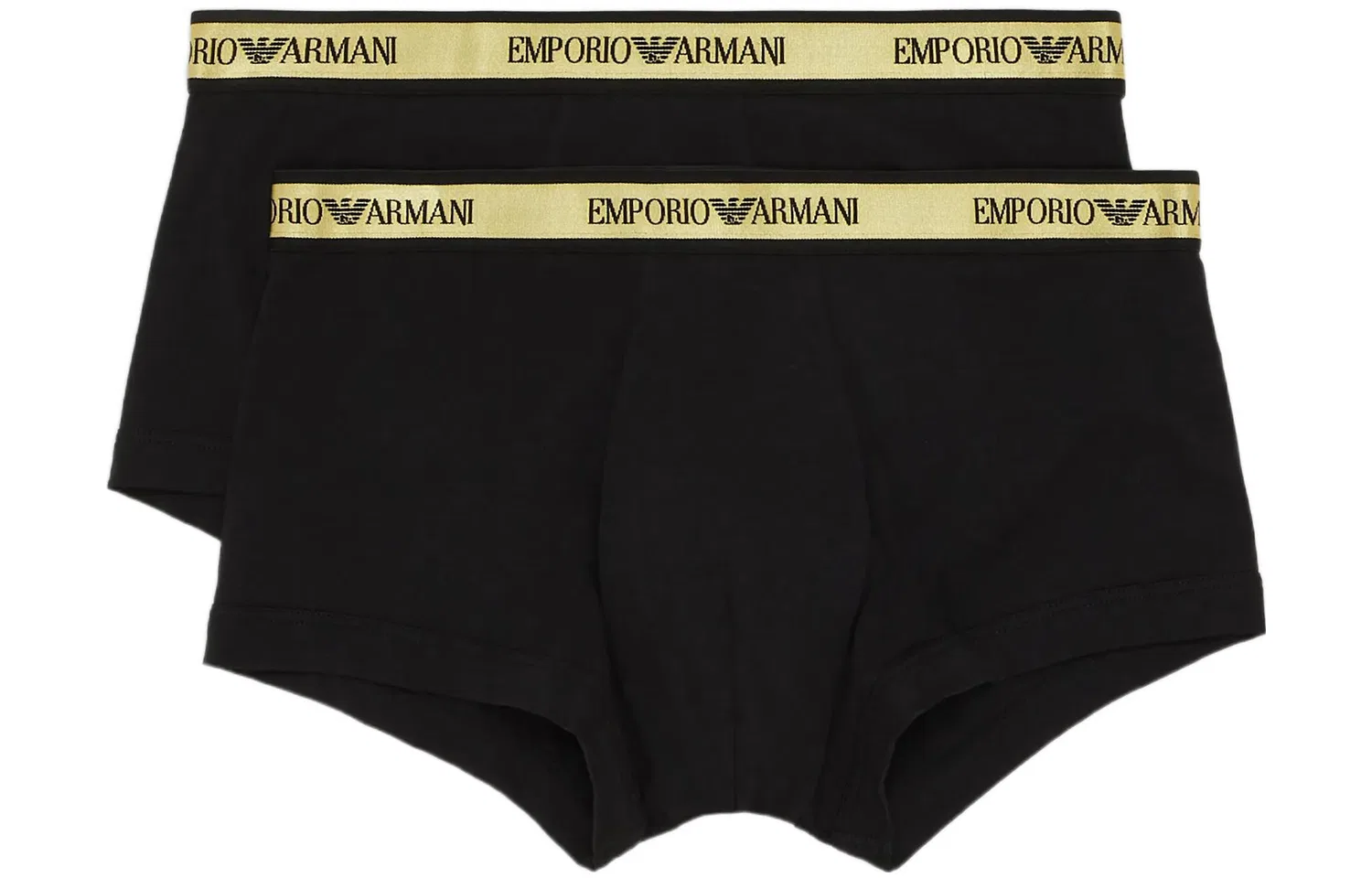 Боксеры 2 шт. Emporio Armani черный