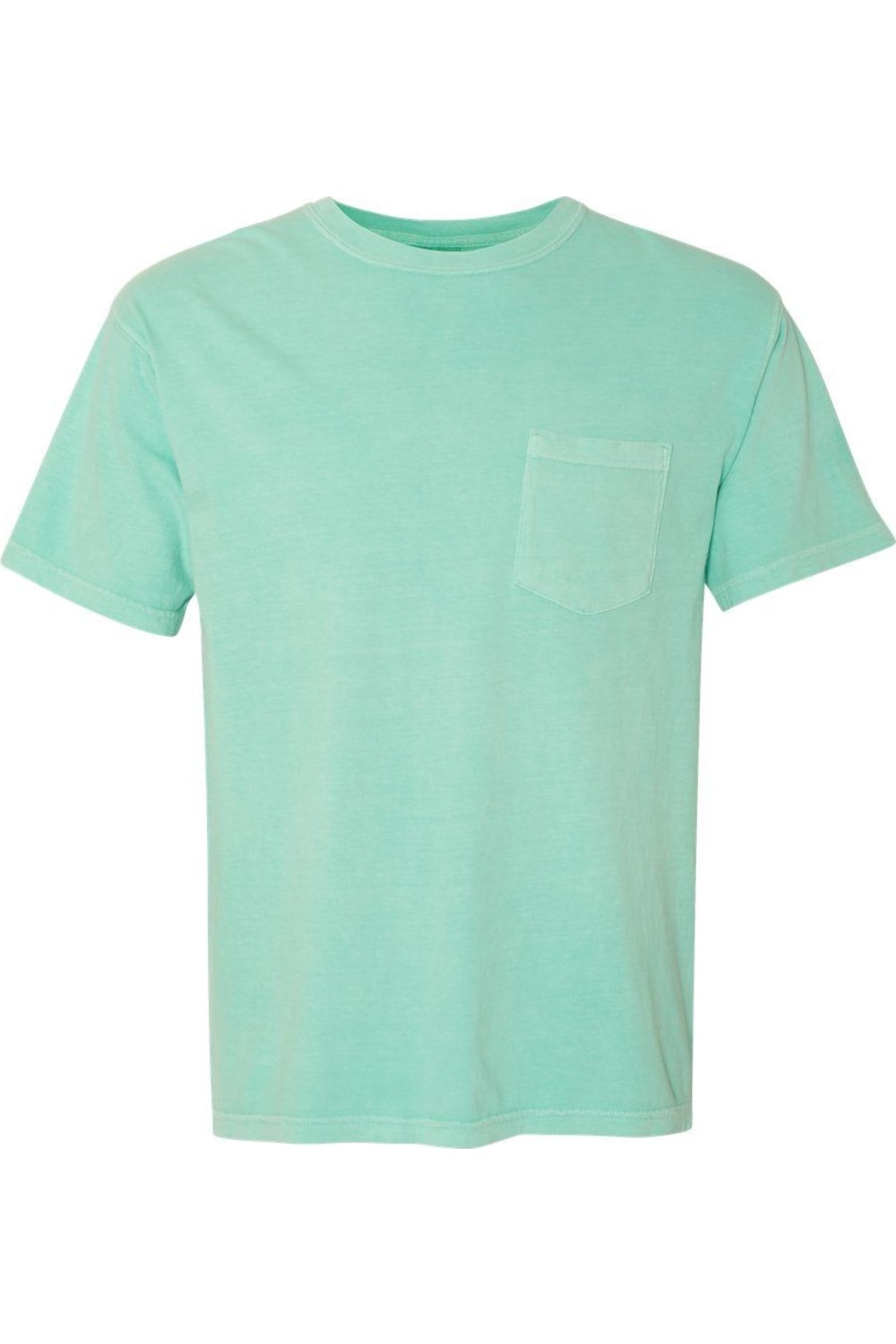 

Футболка Comfort Colors Garment-Dyed Heavyweight Pocket, цвет chalky mint