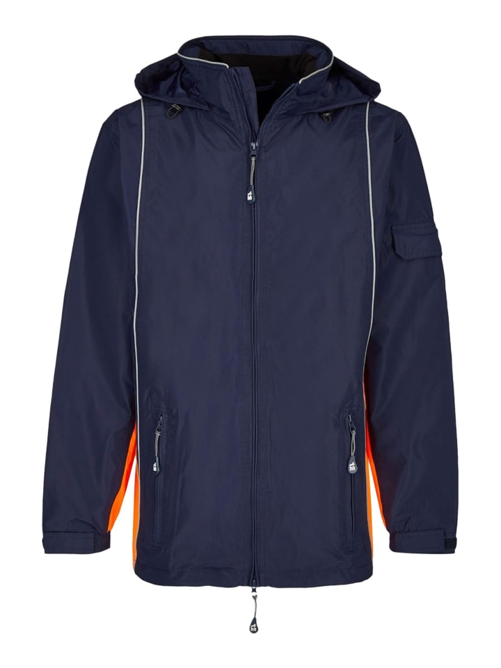 

Дождевик mh michael heinen Memmert, Funktionsjacke, цвет navy-neon-orange